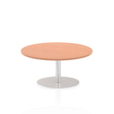 Dynamic Italia 1000mm Poseur Round Table Beech Top 475mm High Leg ITL0136 DD